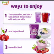 Weekit7 Açaí Berry Drink Mix Bundle, Benefits include energy boost and refreshing taste