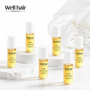 Well Hair Keratin Argan Camellia Miracle Hair Mask Serum Set soft silky hair finish result