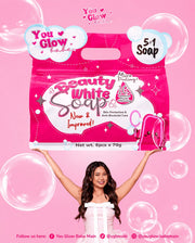 You Glow Babe Beauty White Soap creates a rich creamy lather that removes dirt, excess oil and everyday impurities.