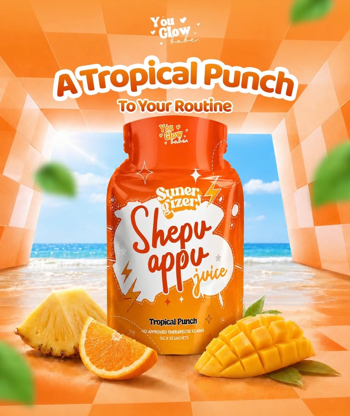 You Glow Babe Shepu Appu Juice powdered food supplement for daily use