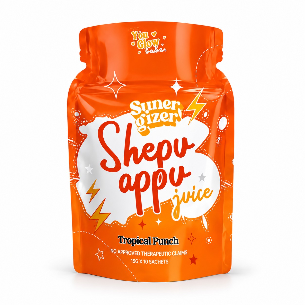 You Glow Babe Shepu Appu Juice Tropical Punch 150g powdered drink mix