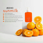 ZEEVO Sunmilk Lotion for Face & Body with SPF 50, 100ml