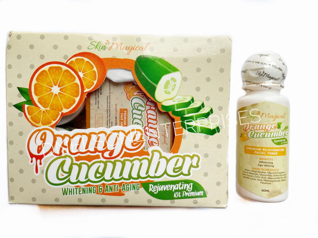 Skin Magical Orange Cucumber Rejuvenating Kit Premium with Extra 60ml Toner