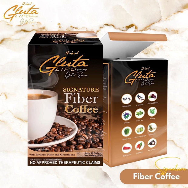 Glutalipo Gold Series Fiber Coffee