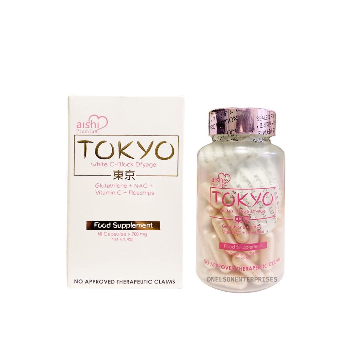 Aishi Tokyo White C-Block Dyfage Glutathione Capsules
