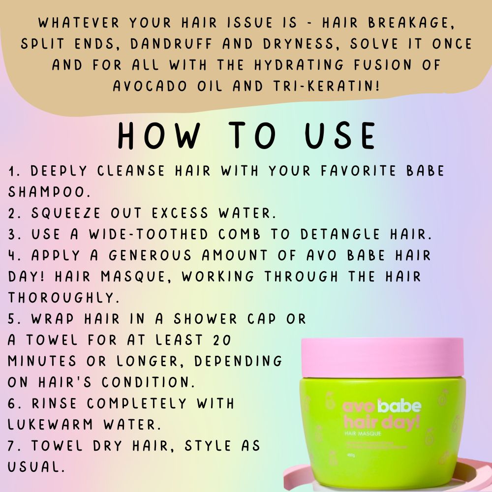 babe formula avo babe hair day! how to use
