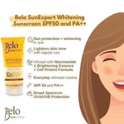 2 Pieces Belo SunExpert Whitening Sunscreen SPF 50 PA+