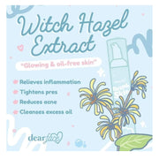dear face drunk skin witch hazel removes excess oil