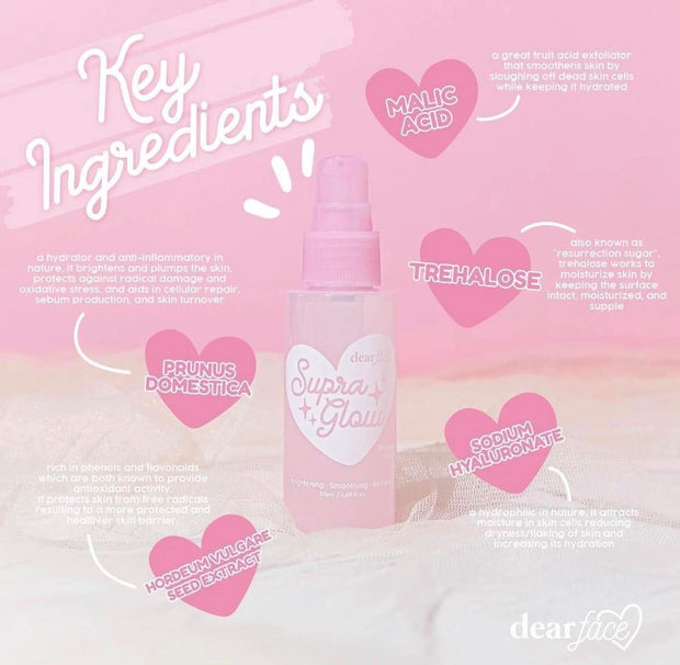 Dear Face Key ingredients