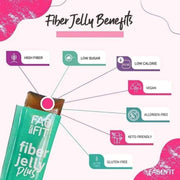 Fab & Fit Fiber Jelly Apple and Blueberry, 10 Sachets