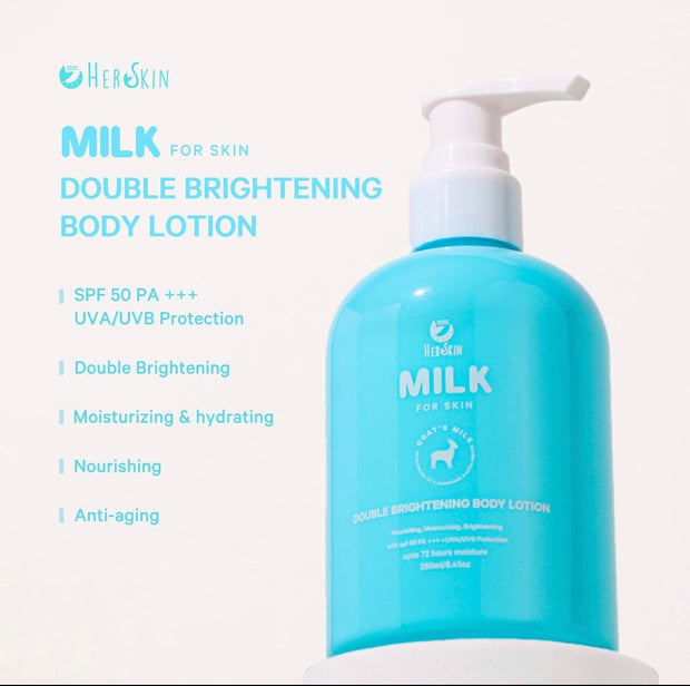 HerSkin Milk Double Brightening Body Lotion 250ml