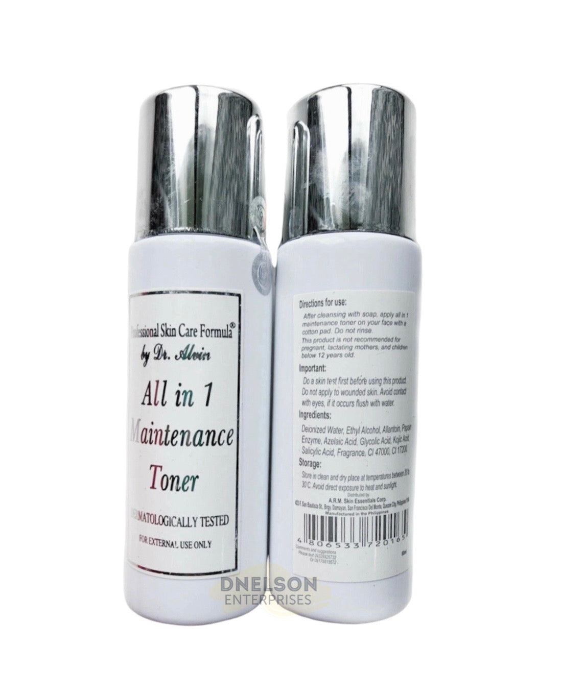 2 Bottles Dr Alvin All in 1 Maintenance Toner from PSCF 60ml