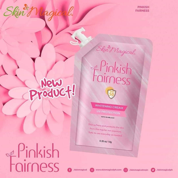 Skin Magical Pinkish Fairness Whitening Cream UV Protection - 10g