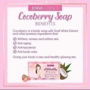 Jenna Essence COCOBERRY Face & Body Soap -  10 Bars In One Pack