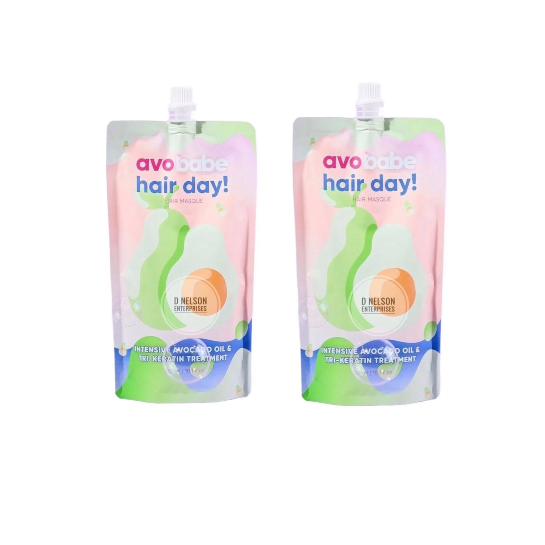 2 Refill Pack BABE Formula AVO BABE Hair Day! Intensive Hair