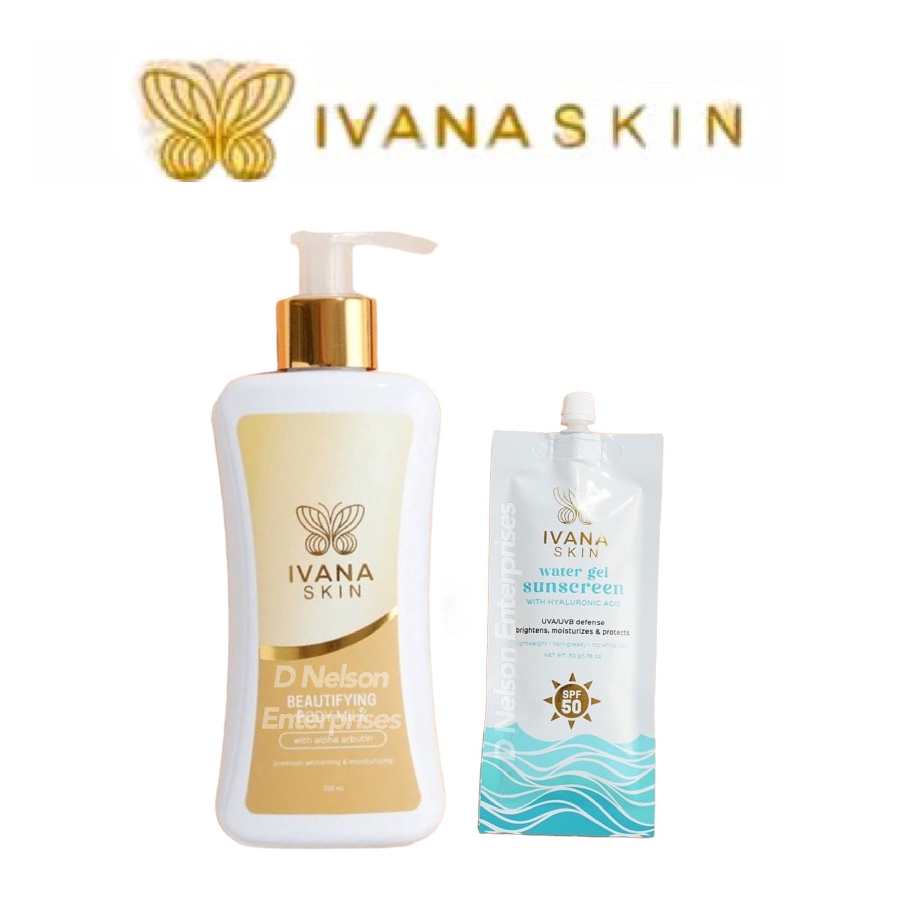 IVANA SKIN Beautifying Body Milk & Water Gel Sunscreen