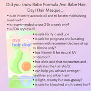 Refill Pack BABE Formula AVO BABE Hair Day! Intensive Hair Masque Treatment, 300ml