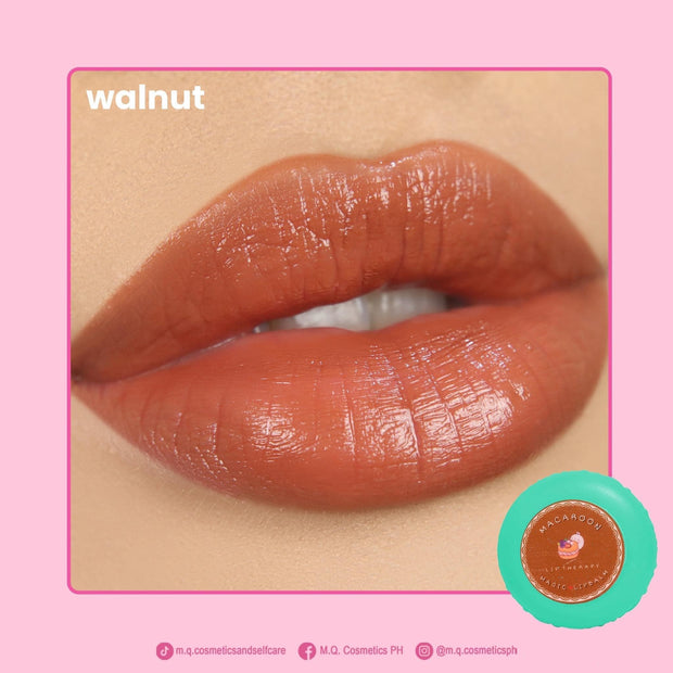 MQ M.Q. Cosmetics WALNUT Lip Therapy Balm Nude Collection