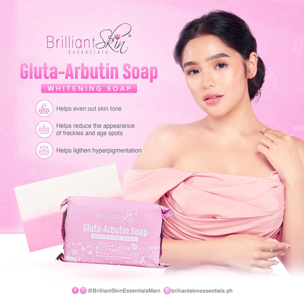 Brilliant Skin Essentials Gluta-Arbutin Skin Whitening Face & Body Soap