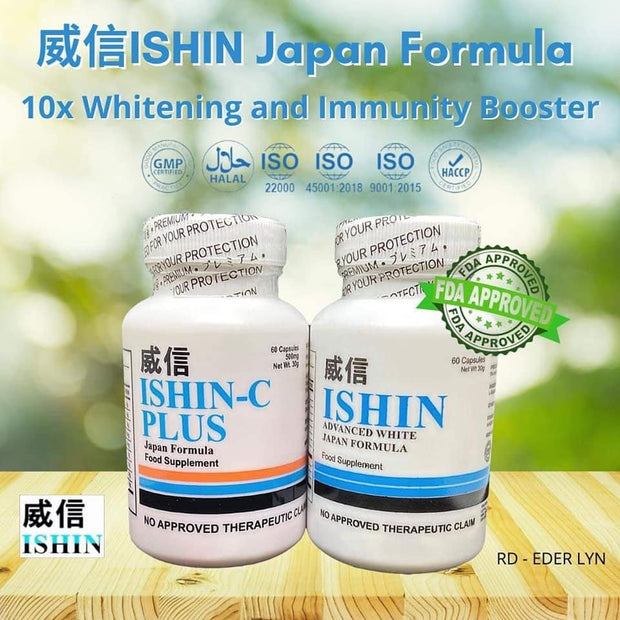 Ishin Advanced White Glutathione & Ishin-C Plus Capsules