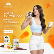 Luxe Slim Caffe TURMERICO With Collagen & L-Glutathione, 10 Sachets