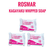 3 Bars ROSMAR Kagayaku Vanilla Whipped Soap Scar Remover, 75g each