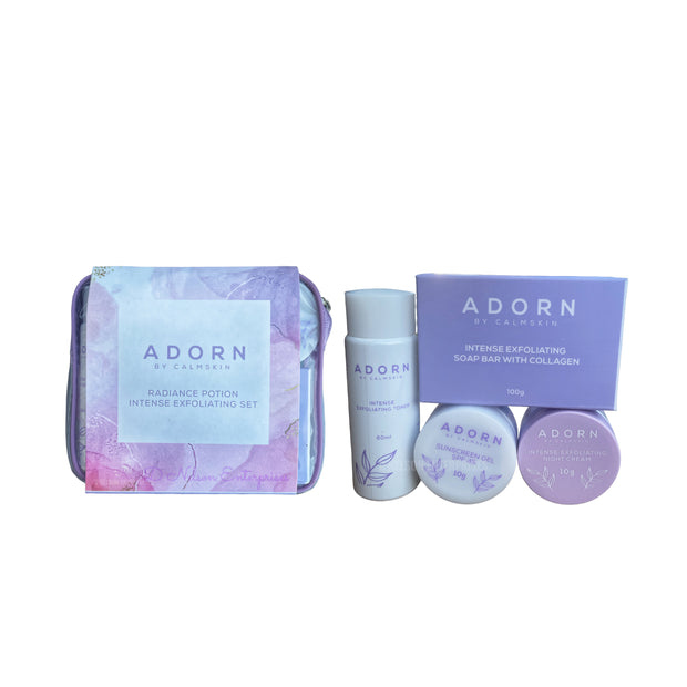 Adorn By Calm Skin Radiance Potion Exfoliating Set