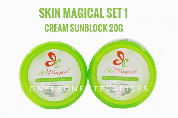 Skin Magical Set 3 2x20G Cream Sunblock(Big Jars)