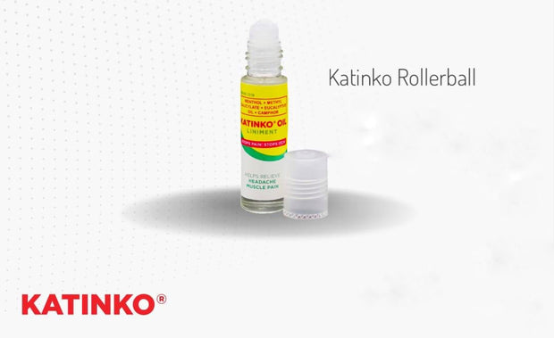 3 Pack Katinko Oil Liniment Rollerball Applicator, 10ml