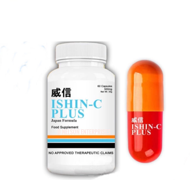 Ishin C PLUS 60 Capsules - With Rosehip Extract & Probiotics