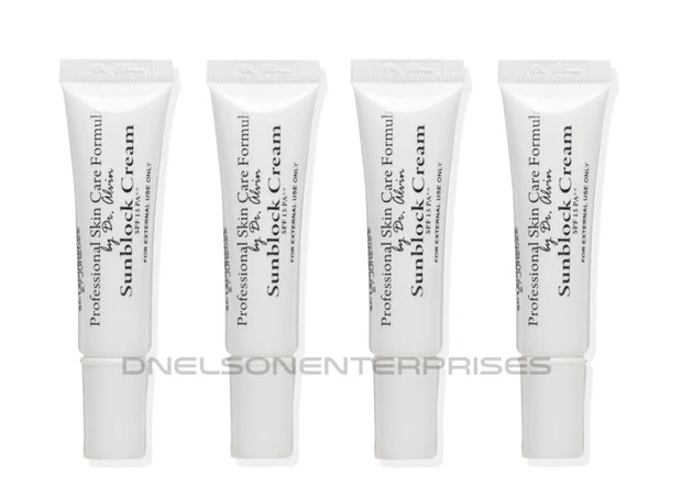 4 Professional Skin Care Formula Dr. Alvin Sunblock Cream, 10g each