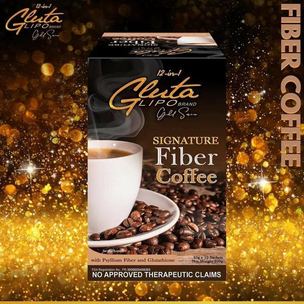 Gluta Lipo - Signature Fiber Coffee 25g x 10 Sachets