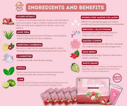 Crystal Glow Lychee Hydrolyzed Marine Collagen Mix, 10 Sachets