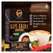 2 Boxes MK’SMETICS Slimming-K KAPE KREMA Decaf Coffee by Madam Kilay