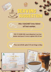 Crystal Glow Coffee CARAMEL MACCHIATO 10 Sachets - EXPIRES JULY 2024