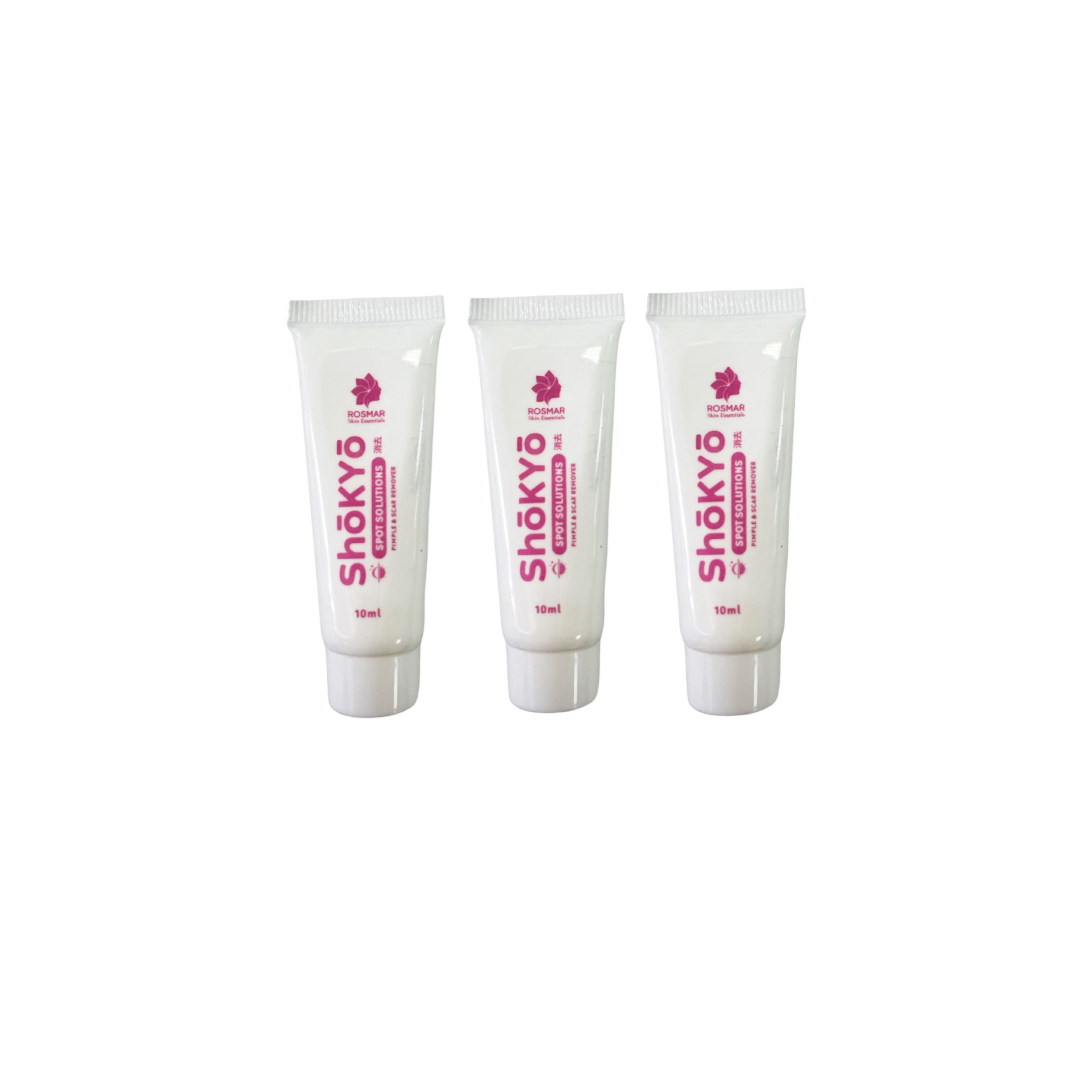 3 Pieces Rosmar SHOKYO Spot Solution Pimple & Scar Remover, 10g Each