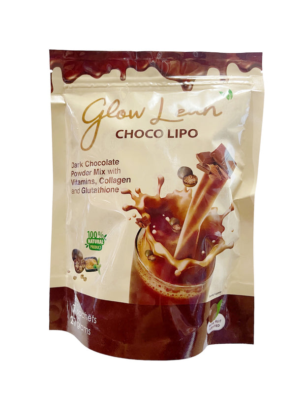 Glow Lean CHOCO LIPO Mix Powder, 7 Sachets X 21g