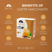 Luxe Slim Caffe MACCHIATO With Collagen & L-Glutathione, 10 Sachets