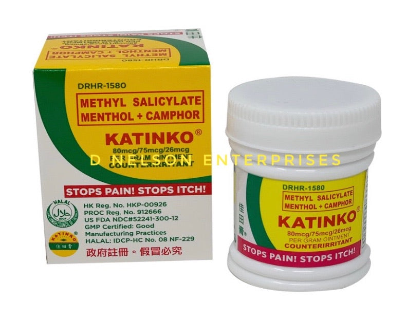 4 Jars Katinko Ointment, Pain & Itch Expert, 30g