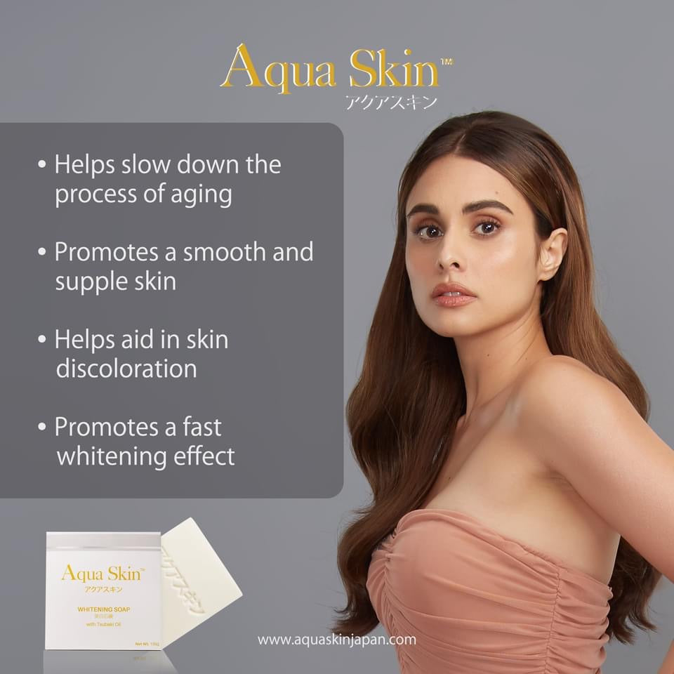 Aqua Skin Whitening Tsubaki Soap Japan Formula, 100g