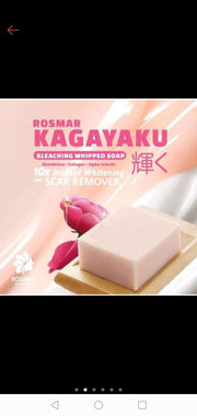 3 Bars ROSMAR Kagayaku Whipped Soap Scar Remover, 70g Each