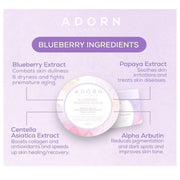 Adorn By Calm Skin Blueberry Whipped Scrub 250ml - COLOR CHANGED