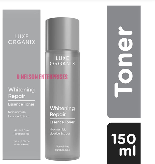 Luxe Organix Whitening Repair Essence Toner Niacinamide Licorice Extract 150ml