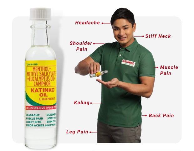 Katinko oil liniment for aches and pain
