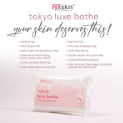 3 Bars Ryxskin RYX TOKYO LUXE Bath Soap, 70g Each