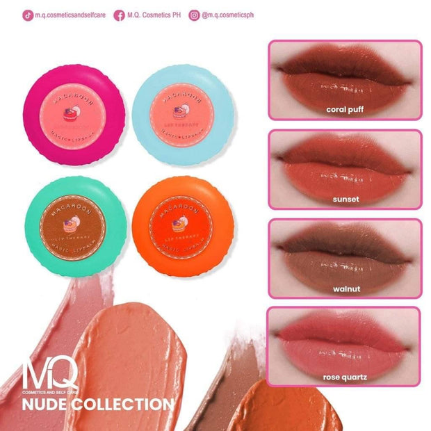 MQ M.Q. Cosmetics NUDE COLLECTION Lip Therapy Balm - 4 Jars