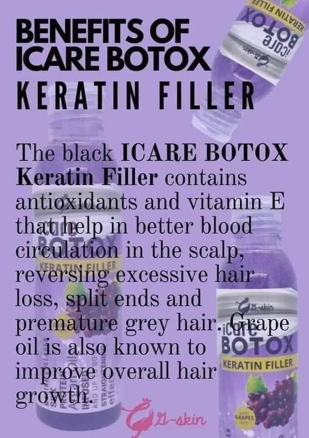 Bottle iCare Botox Keratin Filler Hair Treatment by G-Skin