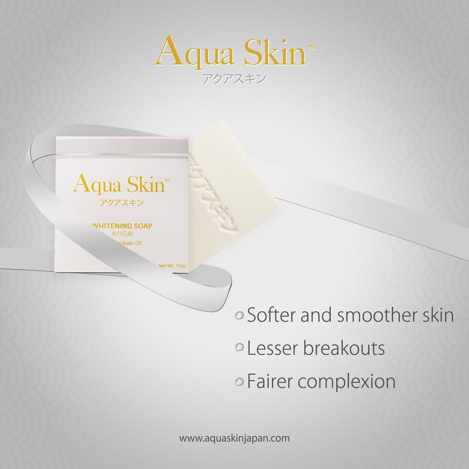 Aqua Skin Whitening Tsubaki Soap Japan Formula, 100g