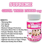 Supreme Gluta White 1500000 mg. Whitening & Anti Aging 30 softgels