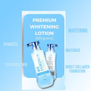 ISHIN Premium Whitening Trio: Soap, Scrub & Lotion